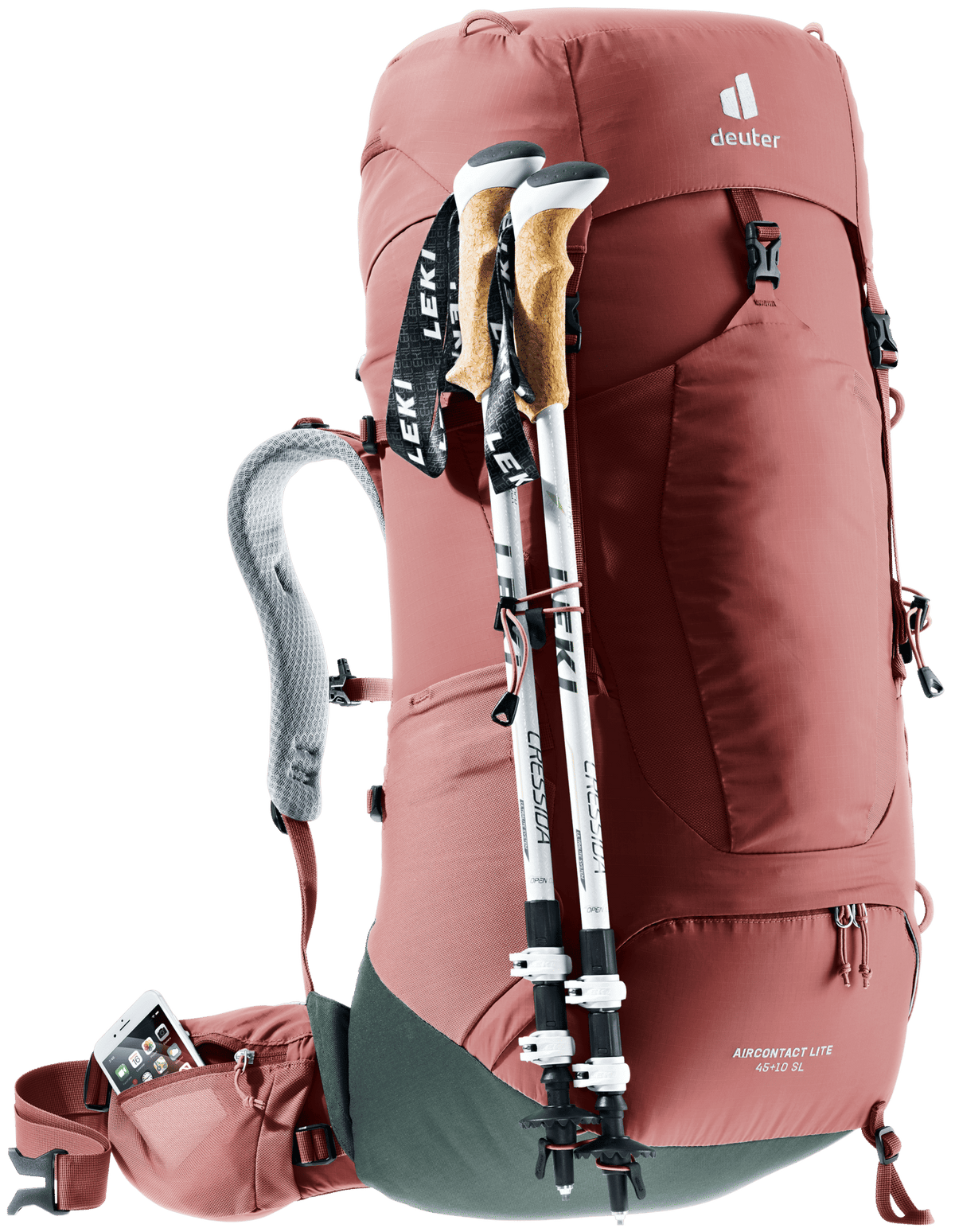 Deuter Unisex Red Aircontact Lite 45 + 10 SL