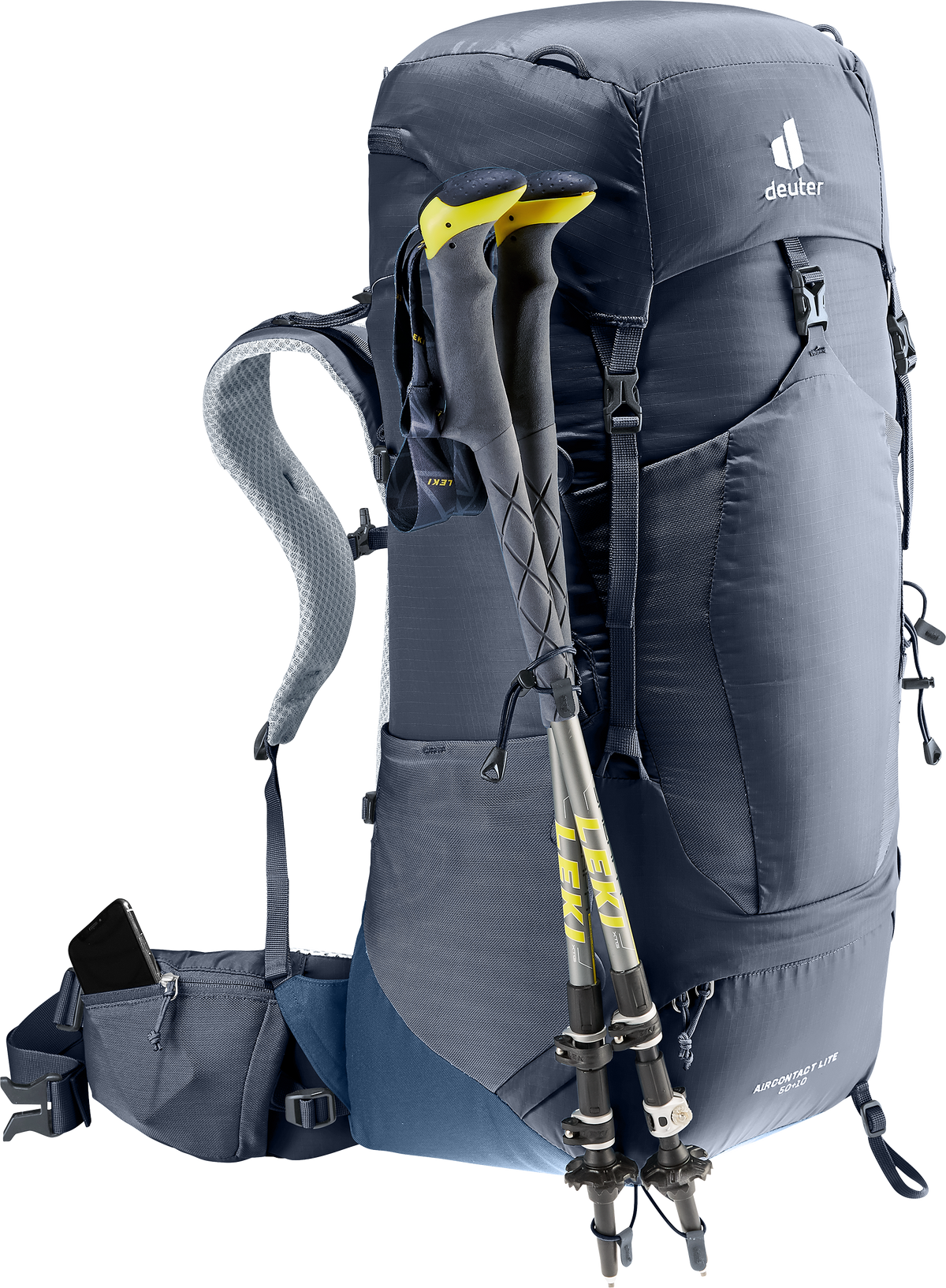 Deuter Unisex Black Aircontact Lite 50 + 10