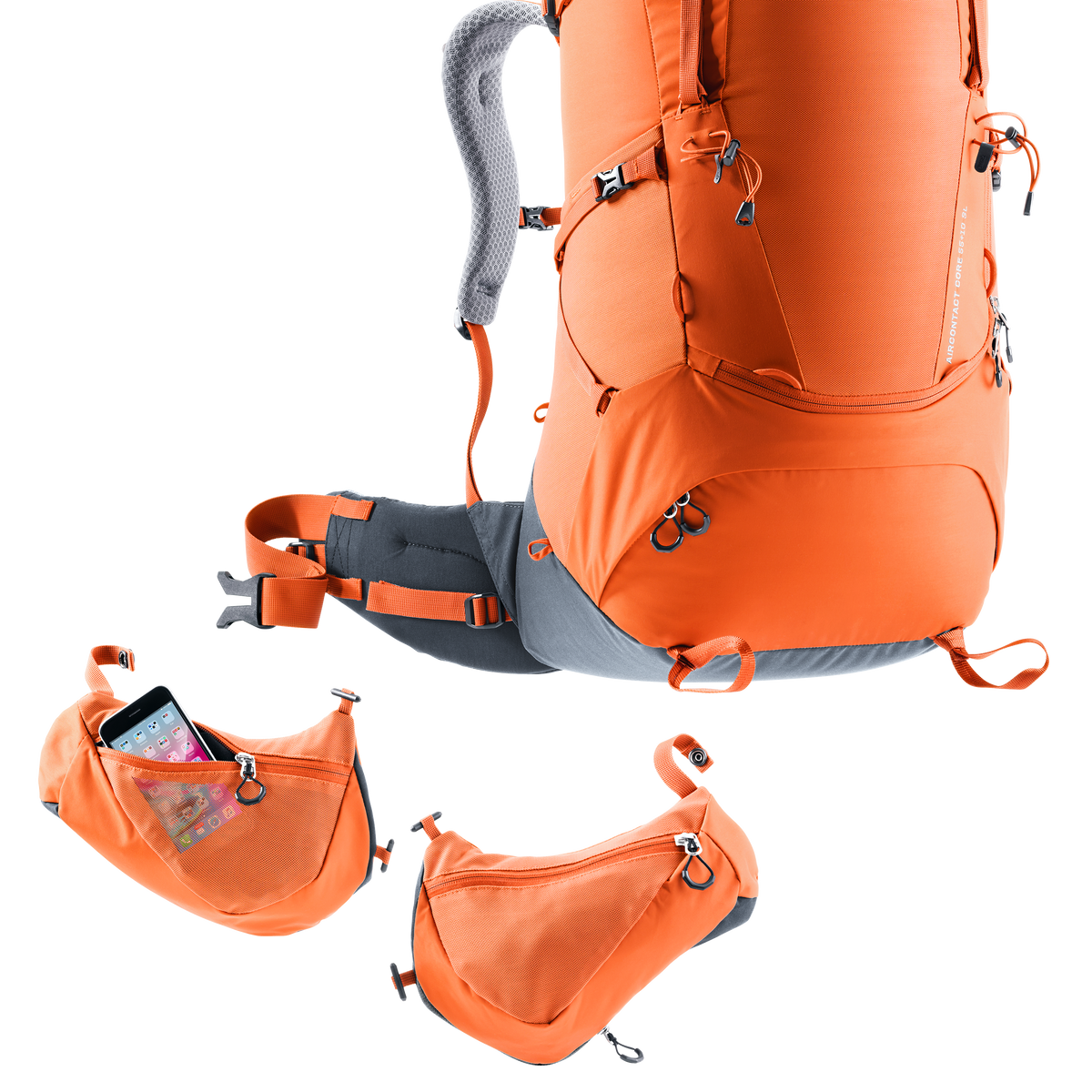 Deuter Unisex Orange Aircontact Core 55+10 SL