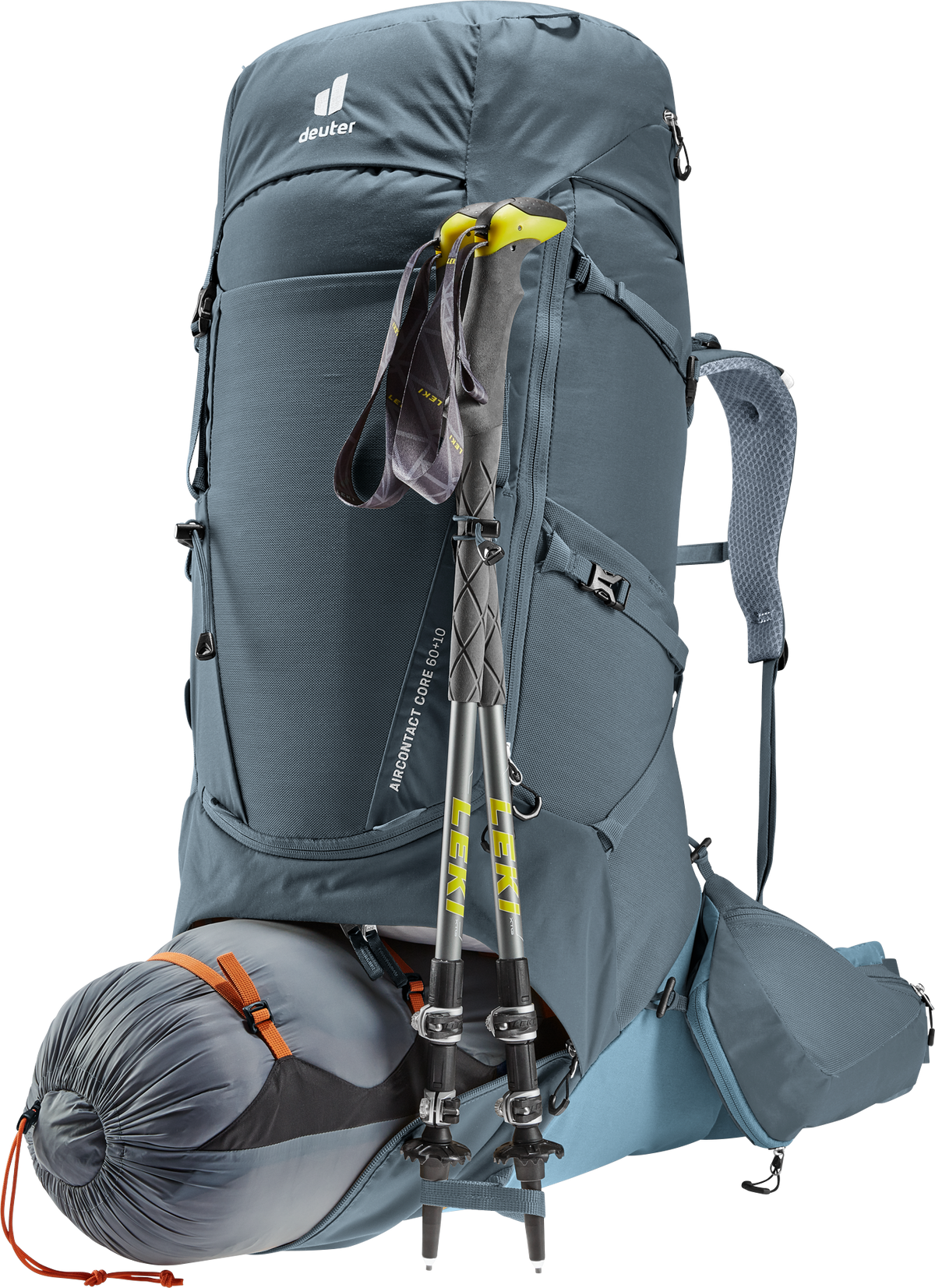 Deuter Unisex Black Aircontact Core 60+10L Backpack