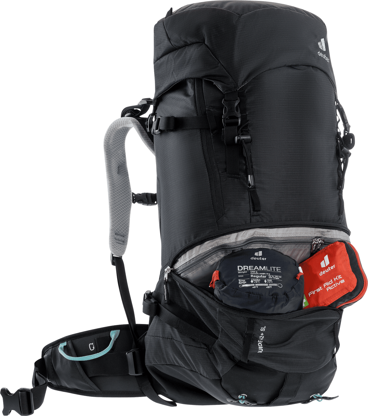 Deuter Unisex Black Guide 42+8 SL